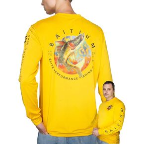 Fishing Shirts for Men, Mens Fishing Shirts Long Sleeve, UPF 50 Quick Dry, Rash Gaurd, Fishing Clothes for Men, Fishing Gear