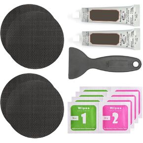 Trampoline Patch Repair Kit 4 inch Circle On Patches | Repair Trampoline Mat Tear or Hole in a Trampoline Mat - Pack of 4