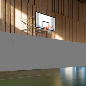 2" Thick/4" Thick Gym Wall Padding Foam Gym Wall Pads for Kids Gym Padding for Wall Mats Wall Protection Pad, Durable Waterproof Basketbakll Wall Padding for Safety Colorful