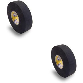 Howies Hockey Stick Tape Premium Cloth Black 1" x 25yd (75') 2-Pack