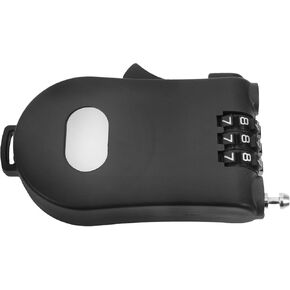 YARNOW Snowboard Lock Cable Retractable Bike Lock Combination Cable Lock for Bikes Skis Suitcases