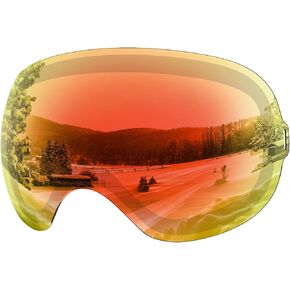 findway Ski Goggles OTG for Women Men Adult Youth-Over Glasses Snow Goggles-Interchangeable Lens,Anti Fog Snowboard Goggles