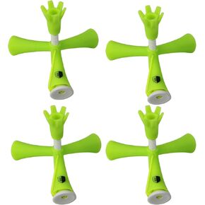 4 Pcs Portable Golf Tee Adjustable Tripod Multifunctional Pin-up Reduce Side Spin for Training Court Clubs Practice and Driving Range Mats Golf Tees On-Course Accessories Tees