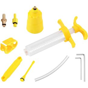 Bicycle Oil Bleeding kit Tool, Oil Bleeder Set Hydraulic disc Brakes - Service kit Oil Filling Connection Brake Oil Filling for L-TWOO disc Brakes
