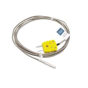 Thermistor K-Type Sensor Probes Metal HeadProbe for K-Type Probe Thermocouple Sensor & Meter Temperature Controller with Plug, Long Probe (4×30MM) Temperature Range from 0 to 600 °CMT-6340-C(4X30X2)