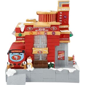 FOCO San Francisco 49ers NFL Light Up Team Village Bus Station