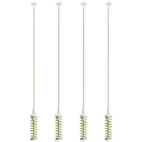 [What'sUp?] DC97-16350E Suspension Support Rod- Washer Shock Absorber Replacement- Durable & Reliable for Front Load Washing Machines- OEM Quality- Fits Multiple Models- 4 Pack- Vibration Reduction