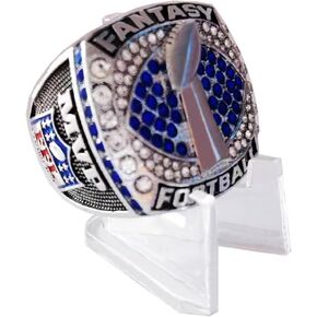 Fantasy Football Championship Ring - Winner Mvp FFL Ring