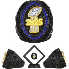 2025 Fantasy Football Championship Ring League Champion Trophy Rings Premium Award for Winner