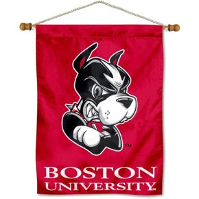 College Flags & Banners Co. Boston Terriers Banner with Hanging Pole