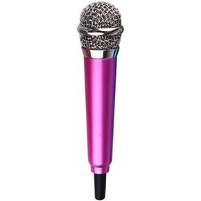 Rose Red Mini Singing Mic Mist Equipment 3.5mm mini microphone microphone phone mic mic mic mic mic microphone Mini Mini Mini Handheld for Prope Mobile Captop Notebook