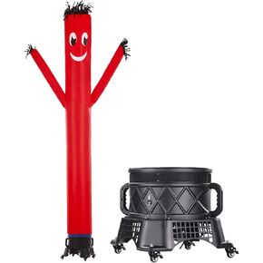 VEVOR Air Dancers Inflatable Tube Man Set, 20 ft Tall, Wacky Waving Inflatable Dancing Tube Guy with 1 HP Blower, PP Shell IPX3 Waterproof Blower Fan, for Outdoor Advertising Business Store Party