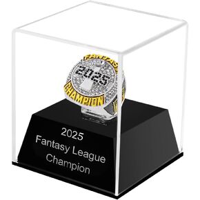 2025 Fantasy Football Championship Ring Award Prize Trophy Sports Winner FFL Champion Ring