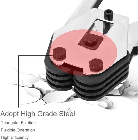 Packaging Banding Strapping Kit, Heavy Duty 4 in 1 Pallet Strapping Kit Poly Strapping Tensioner Tool Manual Banding Sealer Tool Set for 0.47-0.75in Width PP/PET Plastic Strap in Saudi Arabia