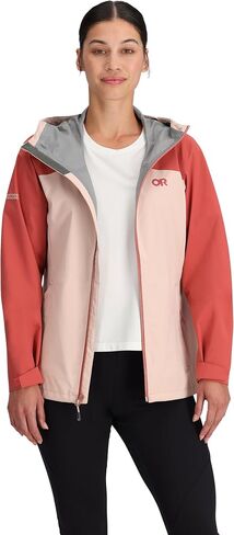 Outdoor Research Women's Stratoburst Stretch Rain Jacket, Cenote, S in Kuwait