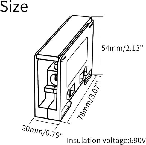 YXQ 1 in 4 Out DIN Rail Terminal Blocks 690V Connectors Distribution Block Fit Output Cable Section 4-16mm2 Ground Circuit Terminal in Saudi Arabia
