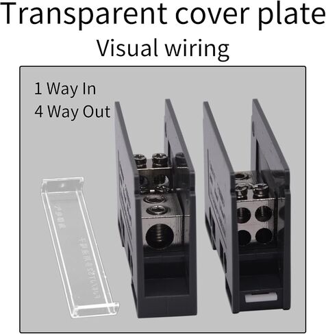 YXQ 1 in 4 Out DIN Rail Terminal Blocks 690V Connectors Distribution Block Fit Output Cable Section 4-16mm2 Ground Circuit Terminal in Saudi Arabia