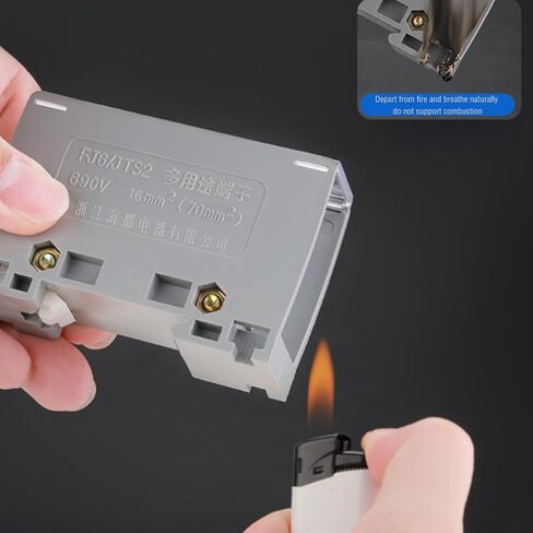 YXQ 1 in 4 Out DIN Rail Terminal Blocks 690V Connectors Distribution Block Fit Output Cable Section 4-16mm2 Ground Circuit Terminal in Saudi Arabia