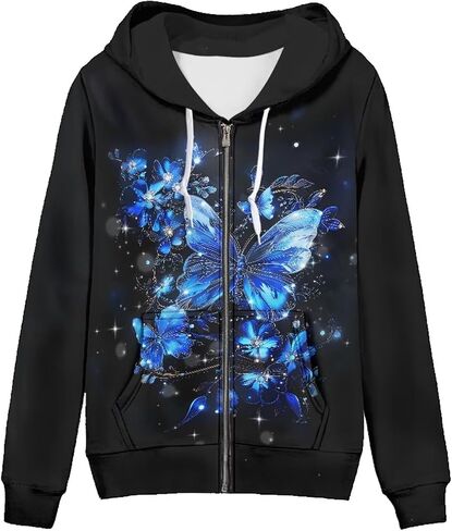 Zip Up Hoodie Women Switshirsed sweatshirt ، وذرات كراتية Cardigan السببية مع جيوب in Kuwait
