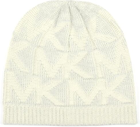 Michael Kors womens Metallic Beanie & Scarf Set, Stylish & Warm Fashion Accessories for Women in Saudi Arabia