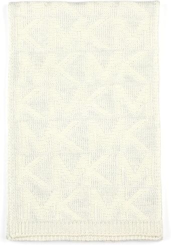 Michael Kors womens Metallic Beanie & Scarf Set, Stylish & Warm Fashion Accessories for Women in Saudi Arabia