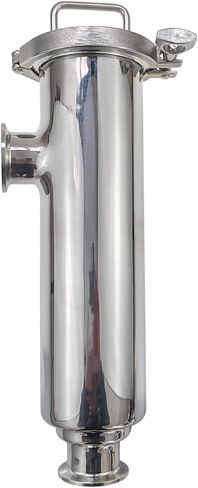 1.5 "Tri Clover متوافق مع شبكة سلكية مثبتة Tri Tri Clamp Hopstrainer Side Filter 150 Mesh (100 micron) in Kuwait