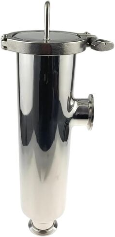 1.5 "Tri Clover متوافق مع شبكة سلكية مثبتة Tri Tri Clamp Hopstrainer Side Filter 150 Mesh (100 micron) in Kuwait