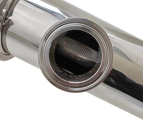 1.5 "Tri Clover متوافق مع شبكة سلكية مثبتة Tri Tri Clamp Hopstrainer Side Filter 150 Mesh (100 micron) in Kuwait