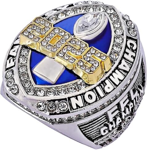 2025 Fantasy Football Championship Ring Award Prize Trophy Sports Winner FFL Champion Ring in Saudi Arabia