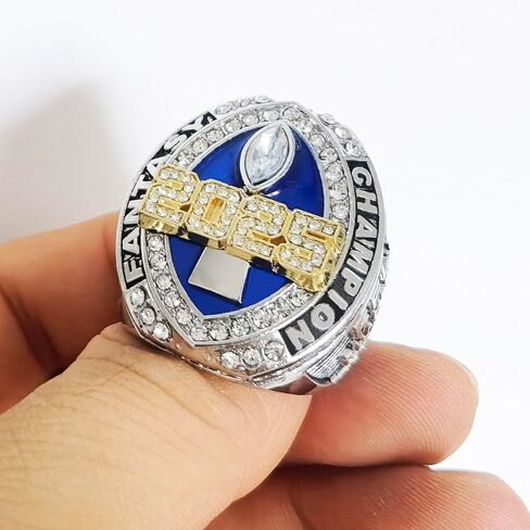 2025 Fantasy Football Championship Ring Award Prize Trophy Sports Winner FFL Champion Ring in Saudi Arabia