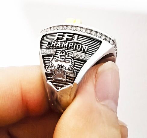 2025 Fantasy Football Championship Ring Award Prize Trophy Sports Winner FFL Champion Ring in Saudi Arabia