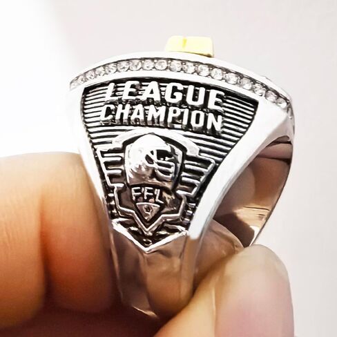 2025 Fantasy Football Championship Ring Award Prize Trophy Sports Winner FFL Champion Ring in Saudi Arabia