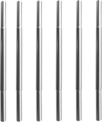 Extender Golf Club - 0.60 بوصة موسعات نادي الجولف من الفولاذ المقاوم للصدأ لإطالة DIY ، قابلة لإعادة الاستخدام مرتين لكل قطعة ، حزمة 6 in Kuwait