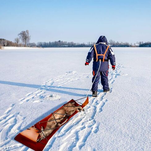 Deer Drag Sled Tear-Resistant Deer Sled Game Hauler for Hunting with Deer Drag Harness and Handle, Save Effort Deer Dragging Sled Deer Hunting Gear Hunting Accessories for Men Gifts in Saudi Arabia