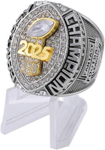 2025 Fantasy Football Championship Ring Award Prize Trophy Sports Winner FFL Champion Ring in Saudi Arabia