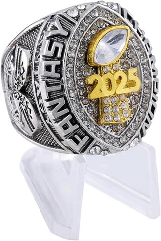 2025 Fantasy Football Championship Ring Award Prize Trophy Sports Winner FFL Champion Ring in Saudi Arabia