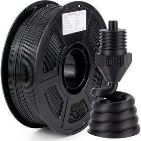 Carbon Fiber Polycarbonate Filament 1.75mm, UV/Heat Resistance PC-CF 3D Printer Filament, Carbon Fiber PC Filament for High-Temperature Technical Parts, 1kg(2.2lbs) Spool in Kuwait