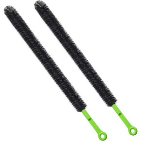 2 Pcs 17" Flexible Sink Drain Cleaner Brush Long Pipe Cleaner Brush for Cleaning Home Kitchen Sink Buthtub Snake Tube Hair Drain Clog Remover Brush for Shower and Tub Hair Clogs Bendable Sewer Drain