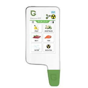 اختبار نترات ECO6W لصحيفة Fish Fruit Fruge Fegetable Meat ، TD TD TESTER RASETER METER GEiger Counter Contect