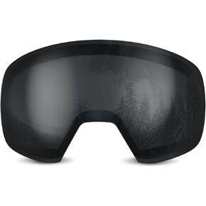 Ski Goggles Magnetic Lens - Frameless, UV Protection Anti fog OTG Snow/Snowboard Goggles for Men Women Adult Youth