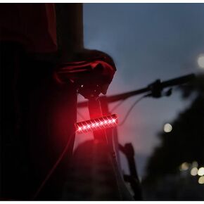 Rechargeable LED Bike Tail Light, Bicycle Taillight with Brake Light, 4 Light Mode Bike Taillight USB Rear Lamp for Safe Night Riding, Bike Rear Light for Adults Kids Men Women Road Mountain