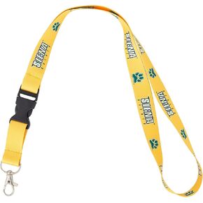 Desert Cactus Siena College Lanyard Saints Car Keys ID Badge Holder Keychain Detachable Breakaway Snap Buckle (Yellow)