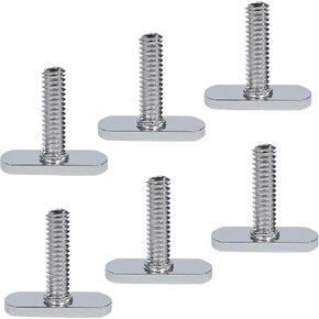 Kayak Knob Nuts Hardware, Kayak Rail Track Screws Track Nuts, Stainless Steel Kayak Screws, Outdoor Parts Tool Rails Bolts for Canoe Boat.