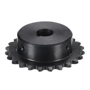 uxcell #35 Chain Roller Sprocket B Type, 5/8" Bore 24 Tooth Single Strand Chain Sprocket, Carbon Steel, Keyway with Set Screws