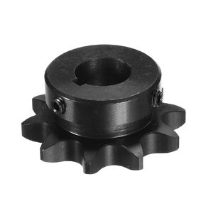 uxcell #50 Chain Roller Sprocket B Type, 3/4" Bore 10 Tooth Single Strand Chain Sprocket, Carbon Steel, Keyway with Set Screws