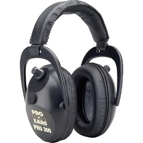 Pro Ears - Pro 300 - Behind The Head Headband - Electronic Hearing Protection and Amplification - NRR 26 - Ear Muffs - Max 5 Camo