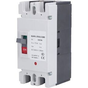 قاطع تيار مستمر 160 أمبير قاطع تيار مستمر قاطع دائرة تيار مستمر، قاطع دائرة مصغر يستخدم بشكل أساسي لخطوط طاقة التيار المستمر، قاطع دائرة مفاتيح الطاقة الشمسية للجهد المقنن تيار مستمر 12 فولت - 500 فولت in Kuwait