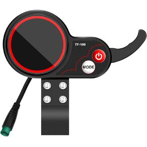 Electric Scooter Display Screen, 5 Pin LCD Dashboard Display Screen Electric Scooter Controller Instrument Display Scooter Dashboard Display Screen