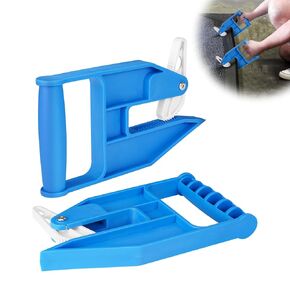 Mat Movers Tool, 2 Pcs Mat Grippers for Horse Stall Mat for Livestock, Thick Rubber Mat for Floor, Gym Floor Mat, Trailer Mat, Heavy Duty Stall Mat Handlers, Effortless Mat Puller for Tack Room, Barn