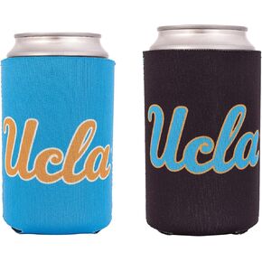 Desert Cactus University of California Los Angeles Can Insulator UCLA Beverage Cooler 2 Pack Foam Beverage Holder Bruins (2 Pack Can)